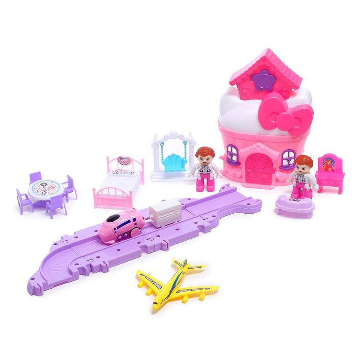 Железная дорога &laquo;Приключения принцессы&raquo;, работает от батареек