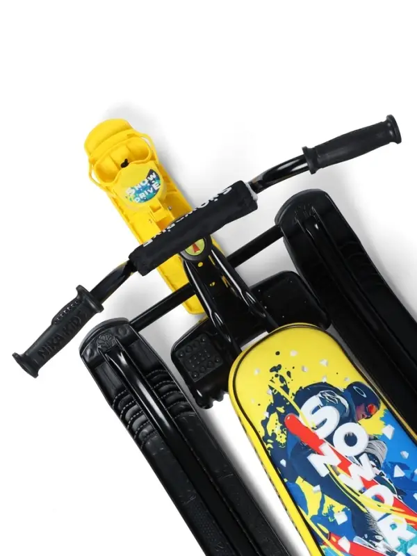 Снегокат &laquo;Ника-джамп&raquo; Winter Sport, жёлтый, чёрный, СНД1/WS Nika Kids