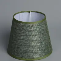 Абажур BayerLux &laquo;Кантри. Рогожка&raquo;, E27 или E14, зелёный, 16&times;16&times;13 см