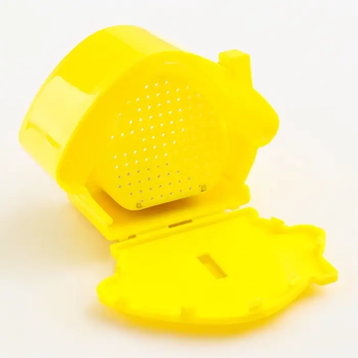 Домик для грызунов, 13.5&times;9&times;10.5 см, охлаждающий, пластик, жёлтый