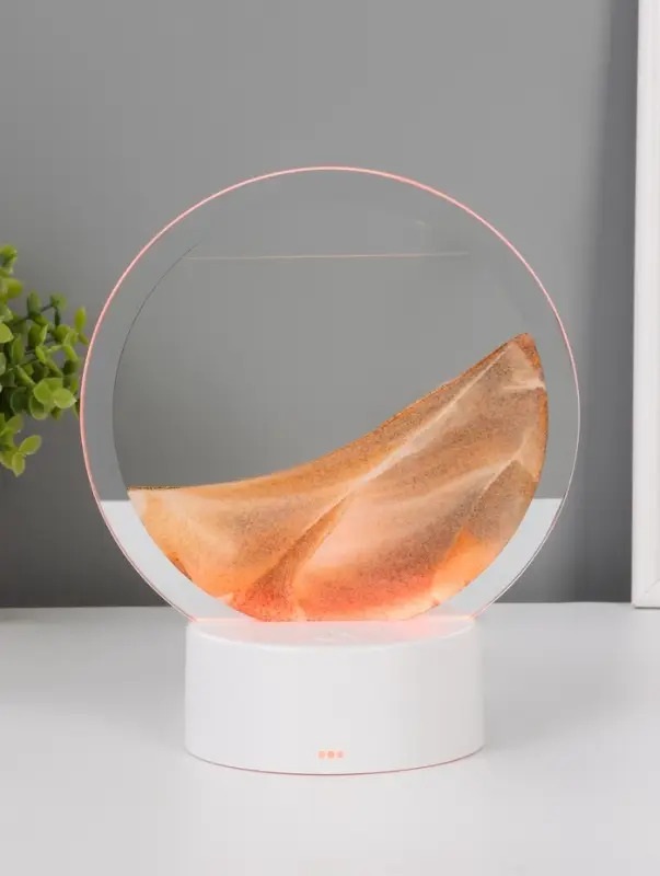 Светильник настольный СТАРТ Sands, LED, 10 Вт, USB, 16&times;16&times;20 см, 3хAA, оранжевый