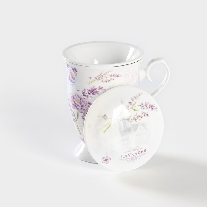 Кружка керамическая с ситом &laquo;Прованс&raquo;, 300 мл