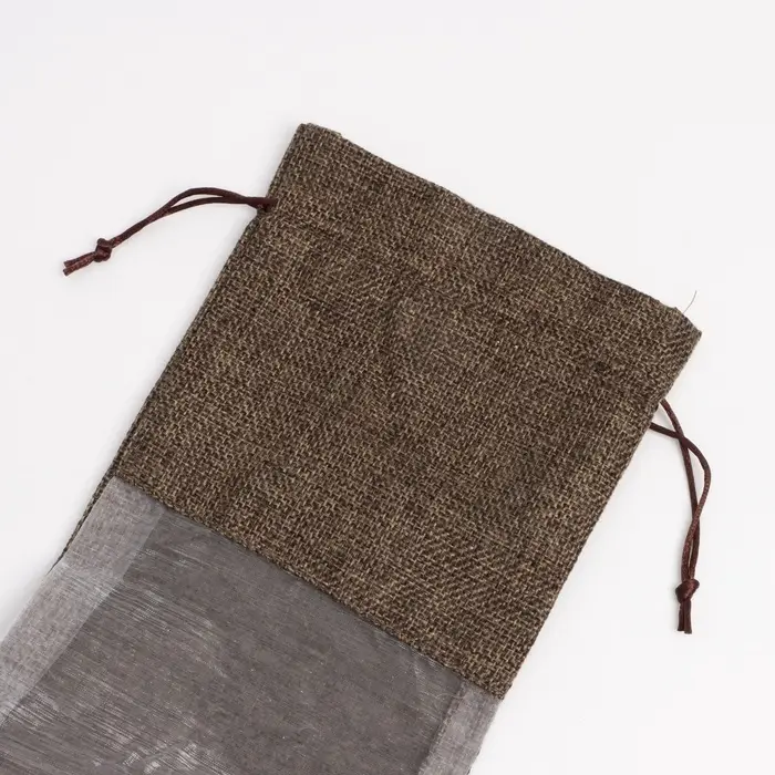 Льняной мешочек для хранения украшений, подарков, трав, 15&times;30 см, набор из 3 штук