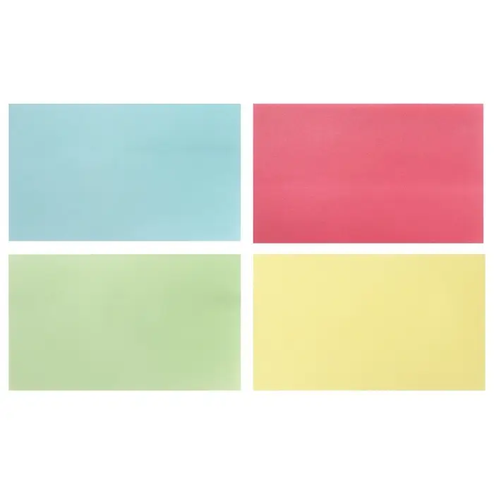 Блок с липким краем 76&times;127 мм, 100 листов, пастель, МИКС