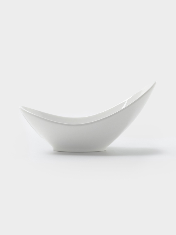 Салатник Hanna Knövell, 24.8×14.5×12 см, фарфор, белый Салатник Hanna Knövell, 24.8×14.5×12 см, фарфор, белый