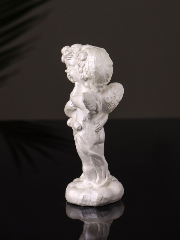 Статуэтка "Ангелы шепчутся" 9х8х4 см, перламутр