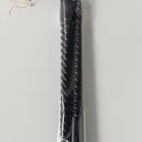 Набор свечей витых 25 см, 2 шт., 57 г, 5 ч, чёрный