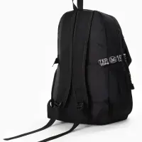 Рюкзак школьный, для мальчика, с рисунком, 1 отделение, 5 карманов, 31&times;14&times;45 см, чёрный