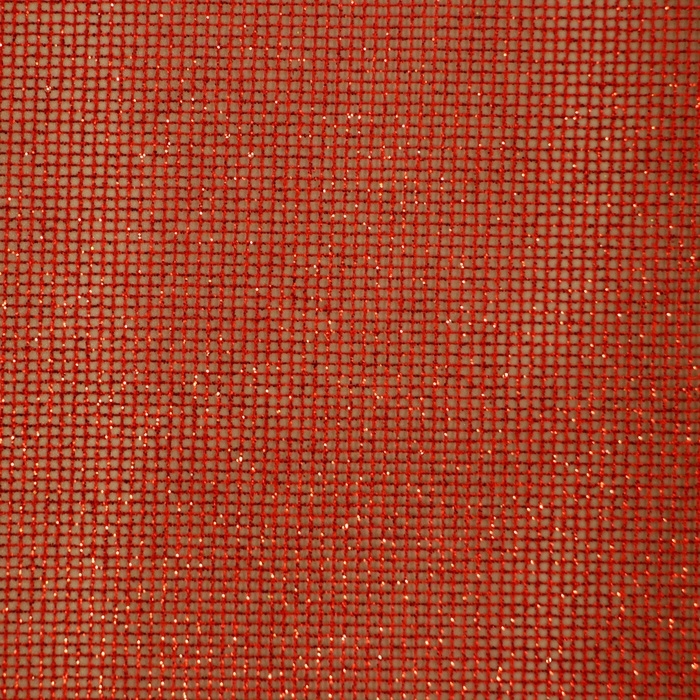 Упаковка для цветов "Клетка с глиттером" красная, 48 см х 4,5 м