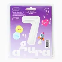 Воздушный шар фольгированный 40" &laquo;Цифра 7&raquo;
