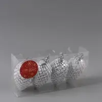 Ёлочные игрушки 4 шт. &laquo;Снежная шишка&raquo; 7&times;4.5 см