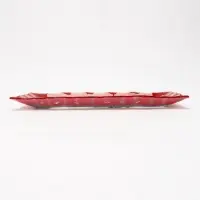 Блюдо сервировочное новогоднее &laquo;Новогодняя сказка&raquo;, 24.6&times;14.7 см, стекло