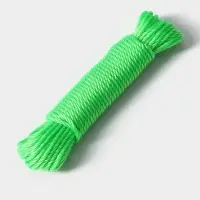 Верёвка бельевая Доляна, d=3 мм, длина 10 м, МИКС