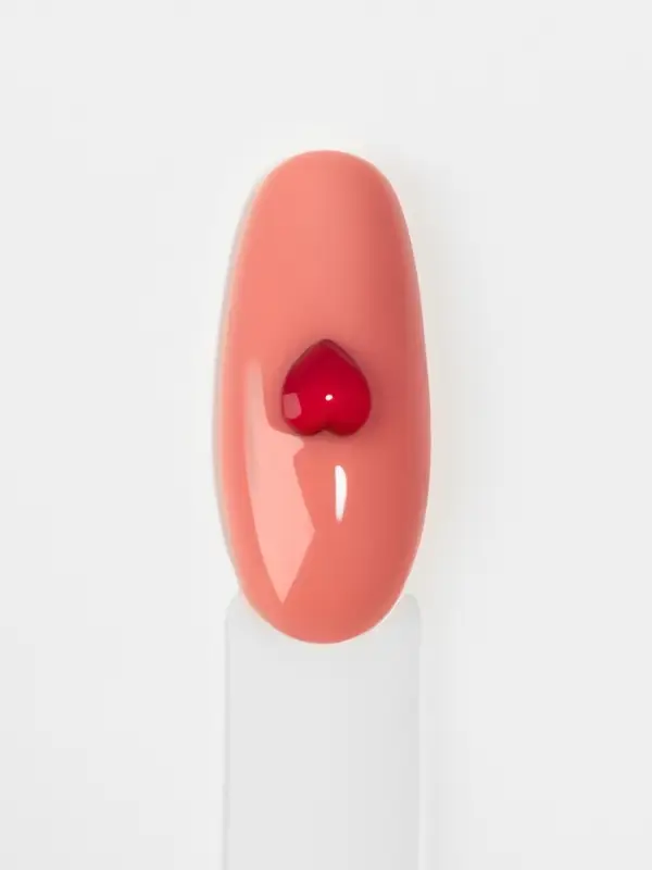 Фигурки для декора, объёмные, полупрозрачные, темно-розовые