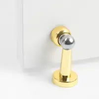 Упор дверной LOCKLAND, магнитный, цвет золото