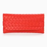 Футляр для очков &laquo;Косичка&raquo;, 16.8&times;2.8&times;7.8 см, красный