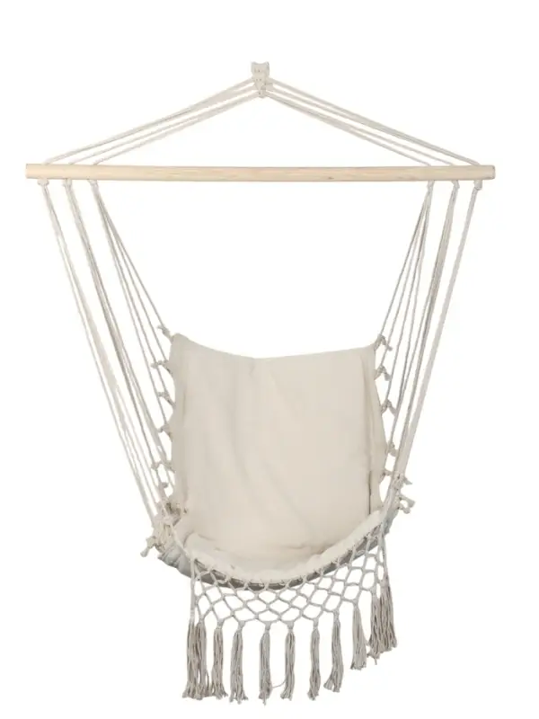 Гамак-кресло maclay, подвесное, 96&times;50 см, бежевое