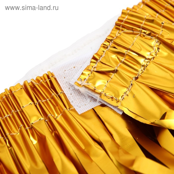 Юбка, 40 см, на липучке, цвет золотой Юбка, 40 см, на липучке, цвет золотой