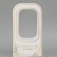 Коробка-переноска для цветов &laquo;Подарок&raquo;, 17 &times; 12 &times; 32 см