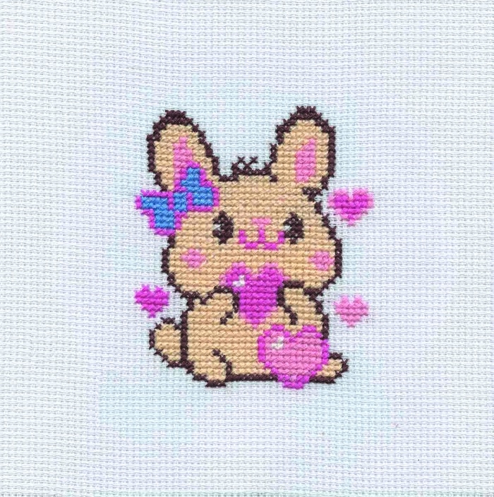 Набор для творчества. Вышивка Набор для творчества. Вышивка "Зайчишка с сердечком" (с пяльцами) 05621