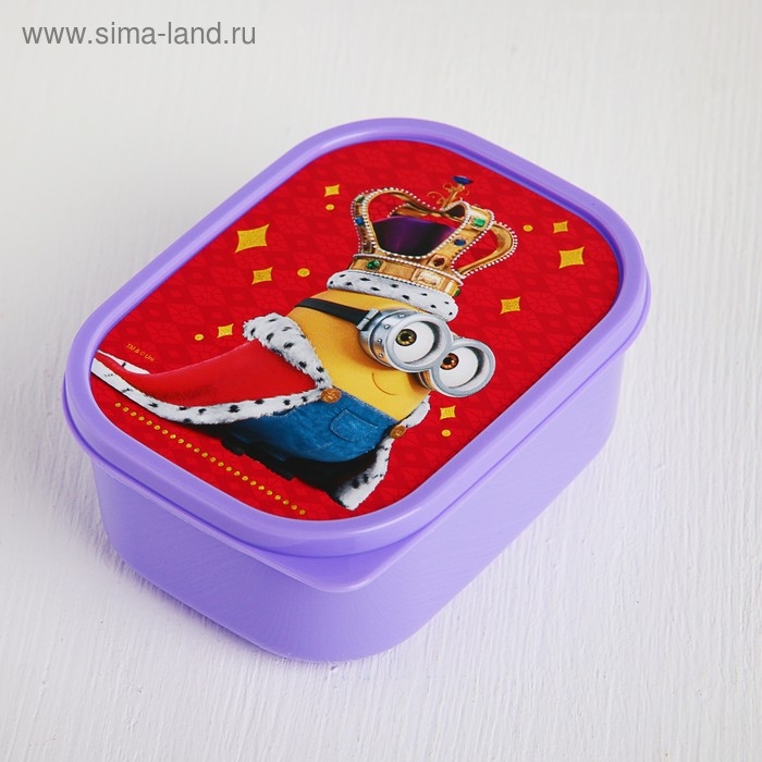 Ланч-бокс прямоугольный 0,5 л  Ланч-бокс прямоугольный 0,5 л "Minions"  Гадкий Я