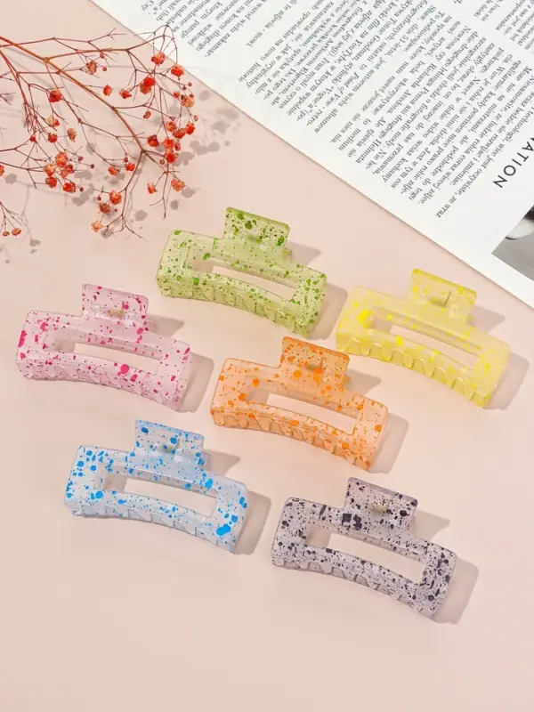 Крабик для волос &laquo;Мадлен&raquo;, прямой, 9 см, МИКС