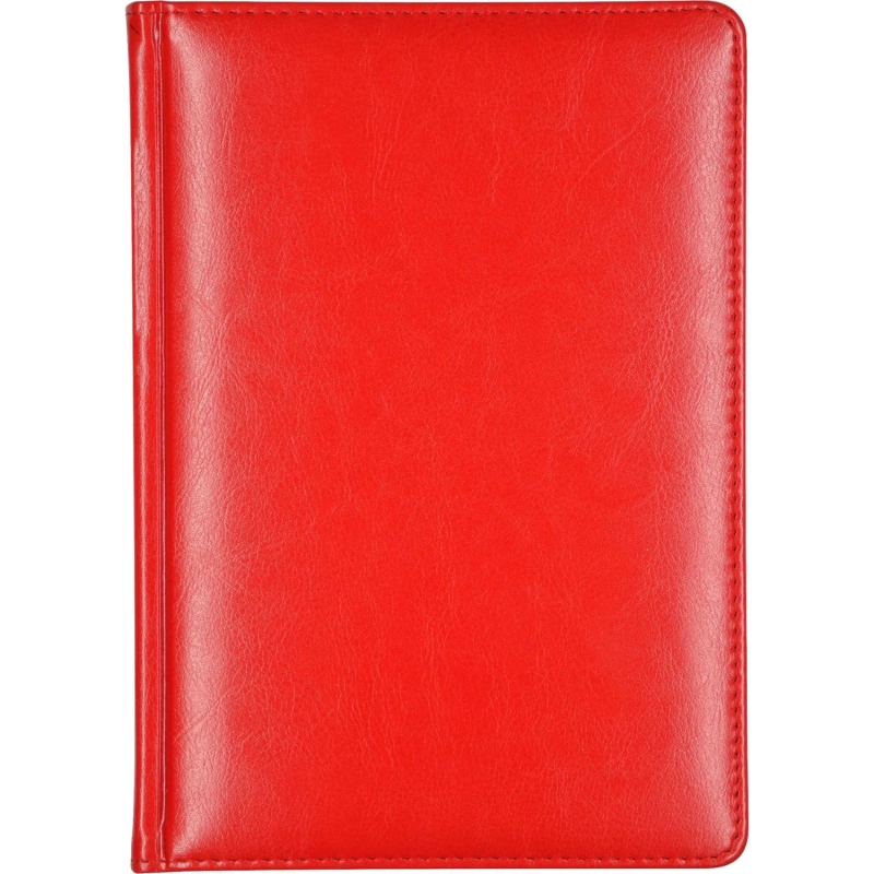 Ежедневник недатированный красн,А5,145х205мм,136л, Sidney NEBRASKA 3-128/08