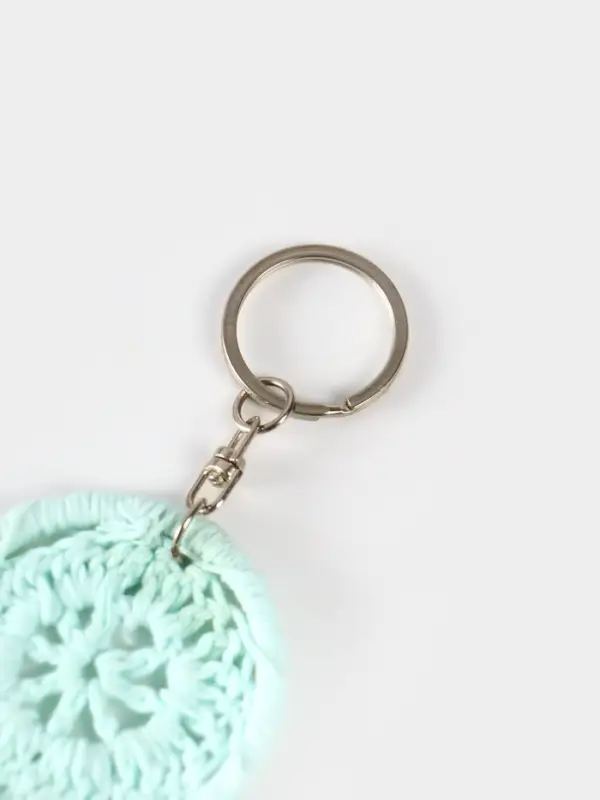 Брелок Брелок "Ловец снов" 19 см, цв. голубой