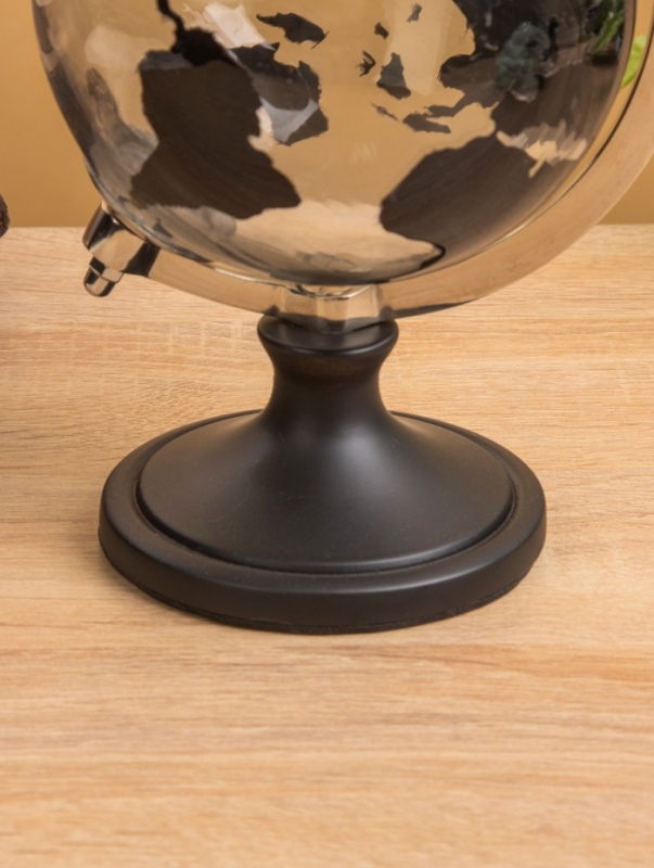 Глобус сувенирный Глобус сувенирный "Сумерки" 12,5х15х20 см, стекло, дерево