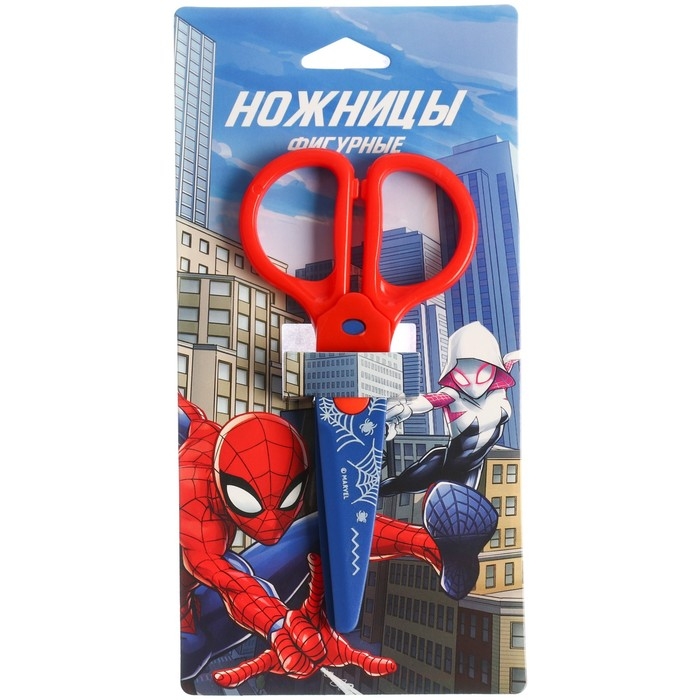 Ножницы фигурные пластиковые, 12,5 см, Человек-паук Ножницы фигурные пластиковые, 12,5 см, Человек-паук