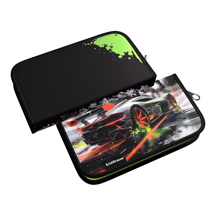 Пенал 1 секция 110*205 ткань ErichKrause Adrenaline Speed 62889 Пенал 1 секция 110*205 ткань ErichKrause Adrenaline Speed 62889