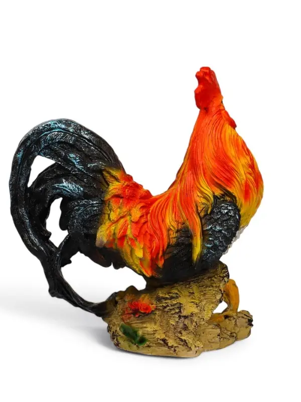 Садовая фигура из полистоуна &laquo;Петух андалузский&raquo;, 42&times;20&times;38 см