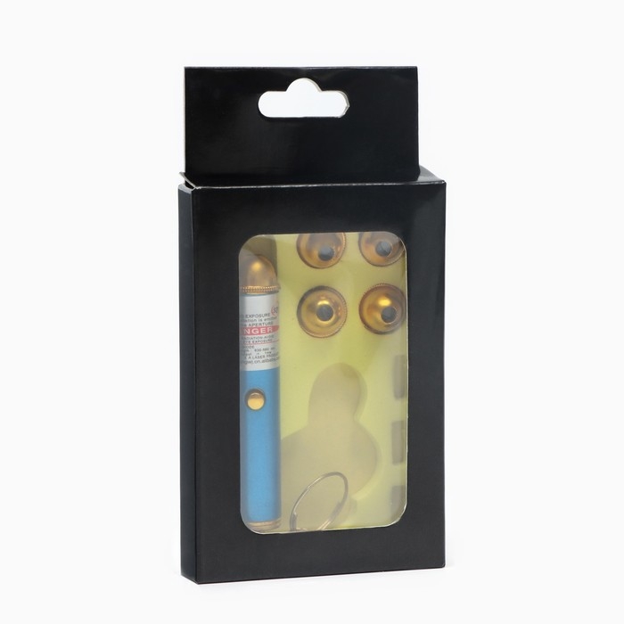 Лазерная указка  Лазерная указка "Мастер К", 4 насадки, 3 LR44