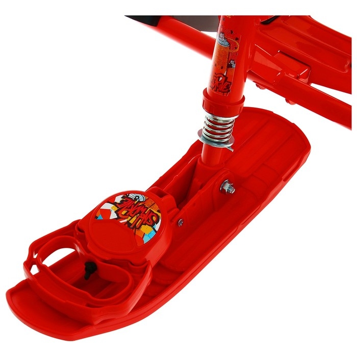 Снегокат «С граффити», СНД1/GR, цвет красный Снегокат «С граффити», СНД1/GR, цвет красный