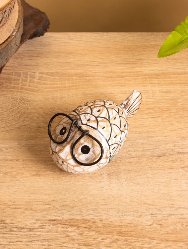 Сувенир дерево  Сувенир дерево "Рыбка в очках", 12х5х6 см