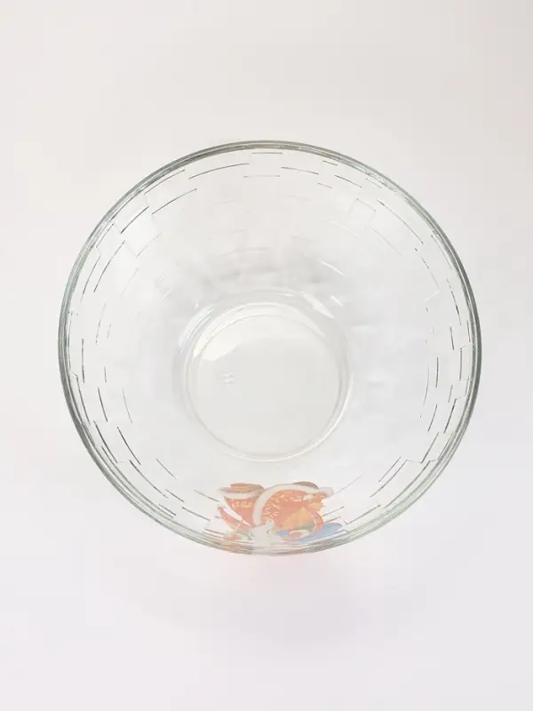 Салатник новогодний, d=16 см, стекло, прозрачный, рисунок МИКС