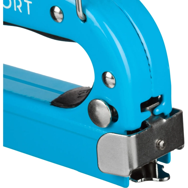 Степлер цельнометаллический Topfort с регулировкой силы удара, по металлу