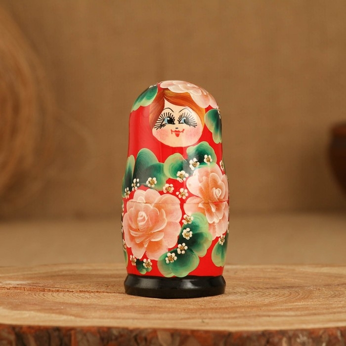 Матрёшка 5-ти кукольная  Матрёшка 5-ти кукольная "Кристи Сувенирка", 10-11 см, ручная роспись