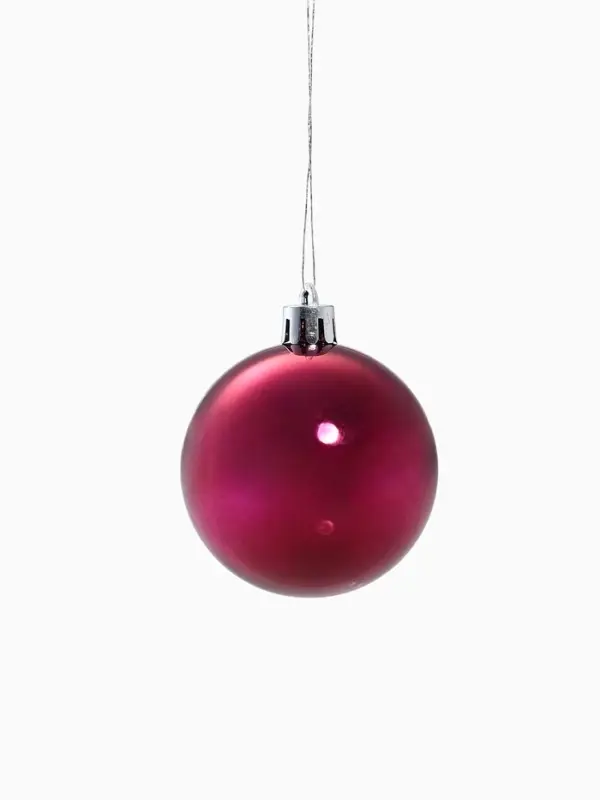 Ёлочные игрушки &laquo;Звёздочка&raquo;, шары новогодние, d=6 см, набор 9 шт., фиолетовый