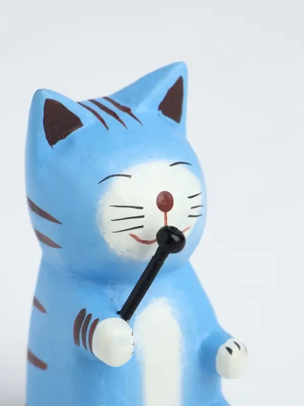 Фигурка &laquo;Кот с микрофоном&raquo;, 3&times;4&times;8 см, дерево, МИКС
