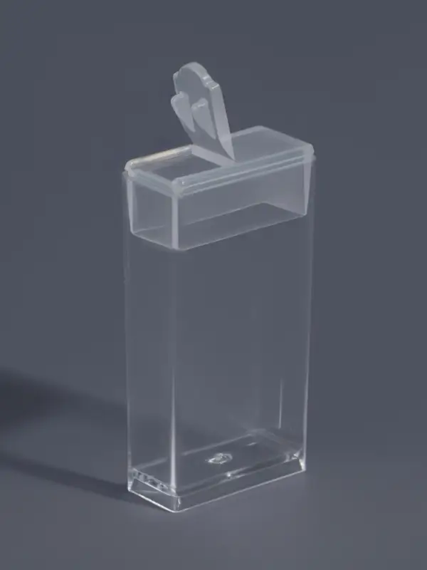 Органайзер для хранения мелочей, 64 баночки, 13&times;22&times;5 см, с наклейками, прозрачный