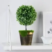 Искусственный цветок в горшке &laquo;Самшит&raquo;, 10&times;23 см