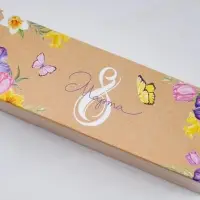 Коробка для макарун, кондитерская упаковка, &laquo;8 марта&raquo; 18&times;5.5&times;5.5 см