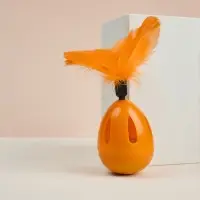 VETTA Игрушка для домашних животных, пластмасса, перья, 7х11,5 см