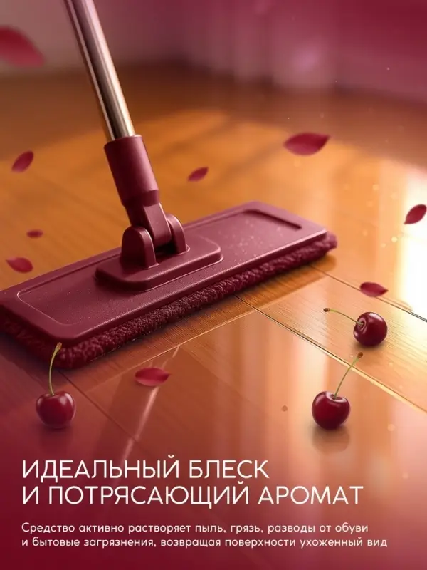 Средство для мытья пола парфюмированное, аромат Lost Cherry, 1000 мл, ULAB