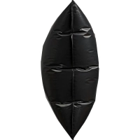 Мешки для мусора ПВД 260л 110мкм 10шт/рул черные 90x140см Luscan