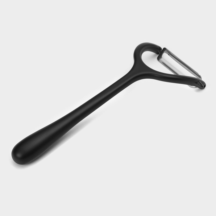 Овощечистка Magistro Vantablack, 17×6,6 см, горизонтальная, цвет чёрный Овощечистка Magistro Vantablack, 17×6,6 см, горизонтальная, цвет чёрный