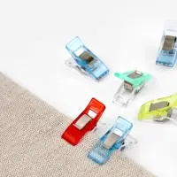 Зажимы для шитья и кроя/прищепки для шитья 1*2,7см (наб 50шт цена за наб) разноцвет в банке   109430