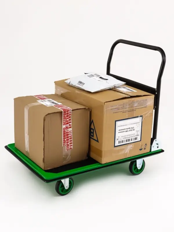 Тележка платформенная складная, для перевозки грузов, нагрузка до 300 кг, сталь, Greengo