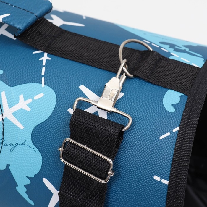 Сумка-переноска каркасная  Сумка-переноска каркасная "Самолеты", размер S, 37,5 х 17 х 22 см